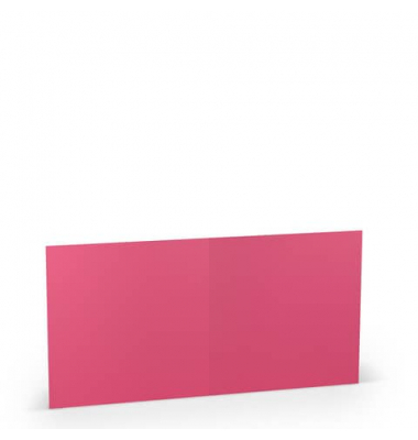 Blanko-Grußkarten 164075154 157mm/314mm x 157mm (BxH) 220g planliegend fuchsia