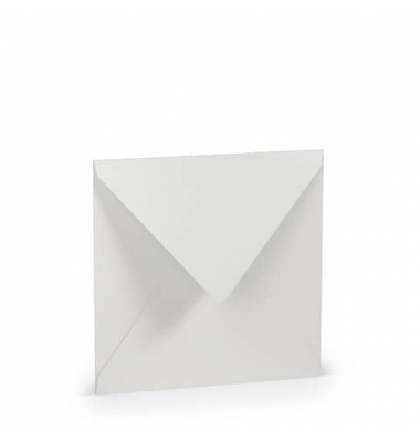 Designbriefumschlag 164040170, quadratisch, nassklebend, 100g, eisgrau