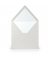 Designbriefumschlag 164040170, quadratisch, nassklebend, 100g, eisgrau