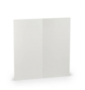 Blanko-Grußkarten 164069170 DIN lang 100mm x 210mm (BxH) 220g eisgrau gerippt
