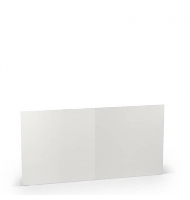 Blanko-Gru&szlig;karten 164075170 157mm/314mm x 157mm (BxH) 220g planliegend eisgrau