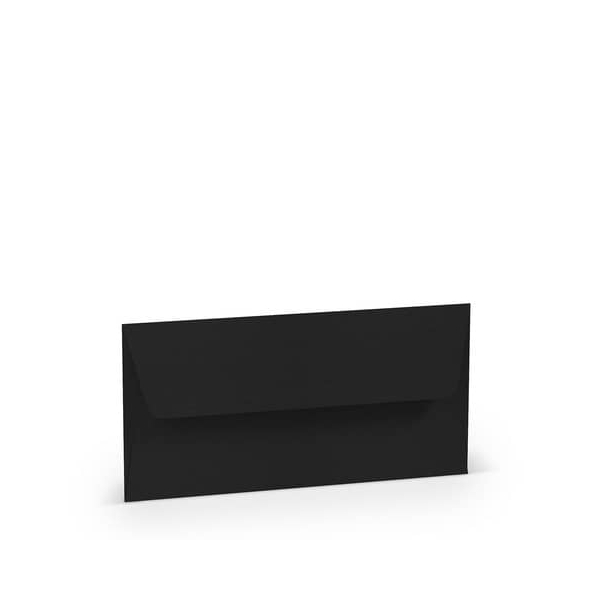 10 Stück Rössler Designbriefumschlag Paperado 1103002070, Din Lang, nassklebend, 100g, schwarz 4014969349786 Rössler 5 Stück