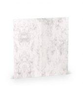 Blanko-Grußkarten 1103069014 DIN lang hoch doppelt 210mm x 100mm (BxH) 220g planliegend grau marmora