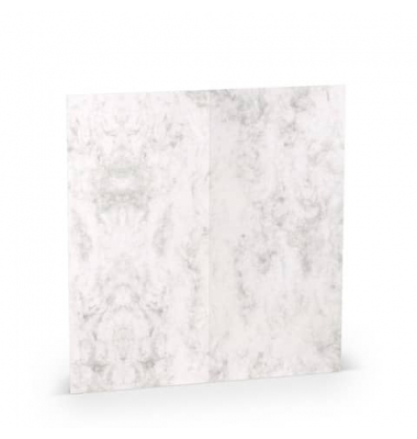 Blanko-Grußkarten 1103069014 DIN lang hoch doppelt 210mm x 100mm (BxH) 220g planliegend grau marmora