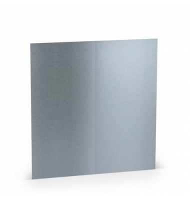 Blanko-Grußkarten 1103069080 210mm x 100mm (BxH) 250g planliegend silber