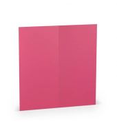 Blanko-Gru&szlig;karten 1103069154 DIN lang hoch doppelt 210mm x 10cm (BxH) 220g planliegend fuchsia