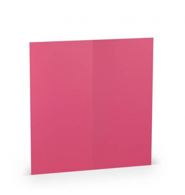 Blanko-Grußkarten 1103069154 DIN lang hoch doppelt 210mm x 100mm (BxH) 220g planliegend fuchsia