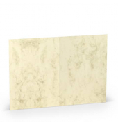 Blanko-Grußkarten 1103070006 A5 105mm x 148mm (BxH) 220g planliegend chamois marmora