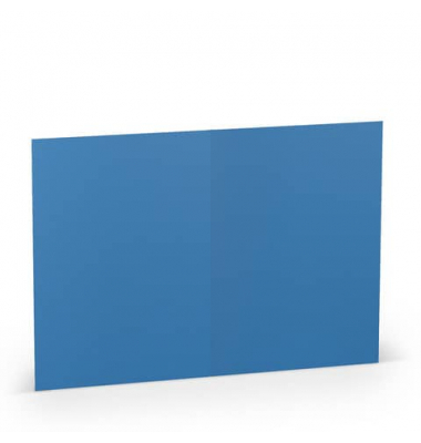 Blanko-Grußkarten 1103070096 A5 105mm x 148mm (BxH) 220g planliegend stahlblau