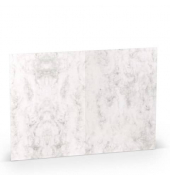 Blanko-Grußkarten 1103072014 DIN B6  Hoch doppelt 240mm x 169mm (BxH) 220g planliegend grau