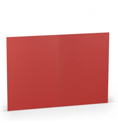 Blanko-Grußkarten 1103072126 DIN B6  Hoch doppelt 240mm x 169mm (BxH) 220g planliegend tomate
