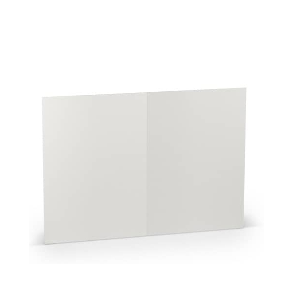 10 Stück Rössler Blanko-Grußkarten 1103072170 DIN B6  Hoch doppelt 24cm x 169mm (BxH) 220g planliegend eisgrau 4014969350737 Rössler 5 Stück