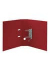 Ordner Soho 1317452368, A4 80mm breit Karton vollfarbig rot