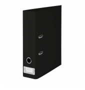 Ordner Soho 1317452708, A4 80mm breit Karton vollfarbig schwarz