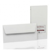 Designbriefumschlag Paper Royal 2033831170, Din Lang, nassklebend, 100g, eisgrau