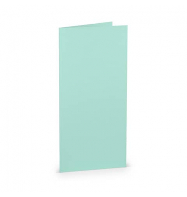 Blanko-Grußkarten 164003174 DIN lang hoch doppelt 100mm x 210mm (BxH) 220g karibik