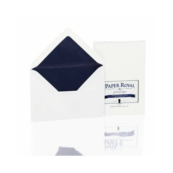 10 Stück Rössler Briefumschlag Paper Royal 2031831009, C6, ohne Fenster, nassklebend, 100g, weiß 4014969496756 Rössler 20 Stück