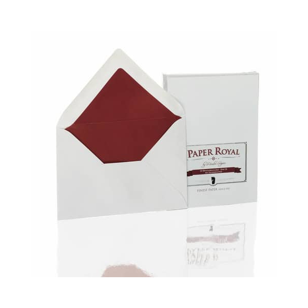 10 Stück Rössler Designbriefumschlag Papier Royal 2031831170, C6, nassklebend, 100g, eisgrau 4014969496763 Rössler 20 Stück