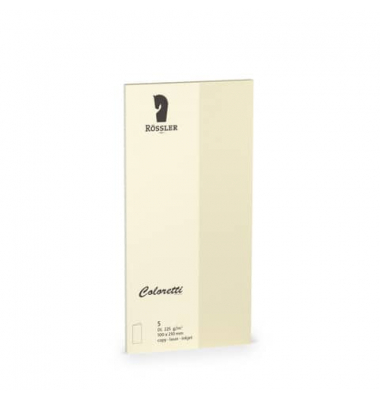 Blanko-Grußkarten 220703512 DIN lang 200mm x 210mm (BxH) 225g creme