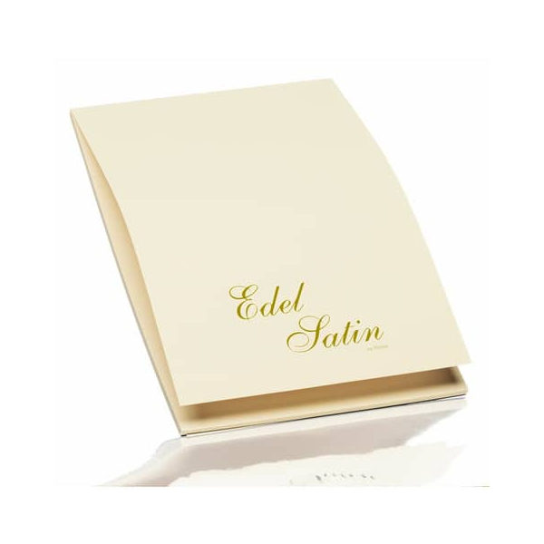 10 Stück Rössler Briefblock 2003838004 Edelsatin, ohne, Lineatur 20 / blanko, A4, 100g, beige, 40 Blatt 4014969506523 Rössler