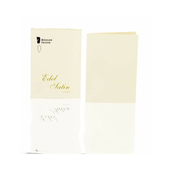 10 Stück Rössler Blanko-Grußkarten 2160838004 A5 ivory 4014969506608 Rössler 20 Stück