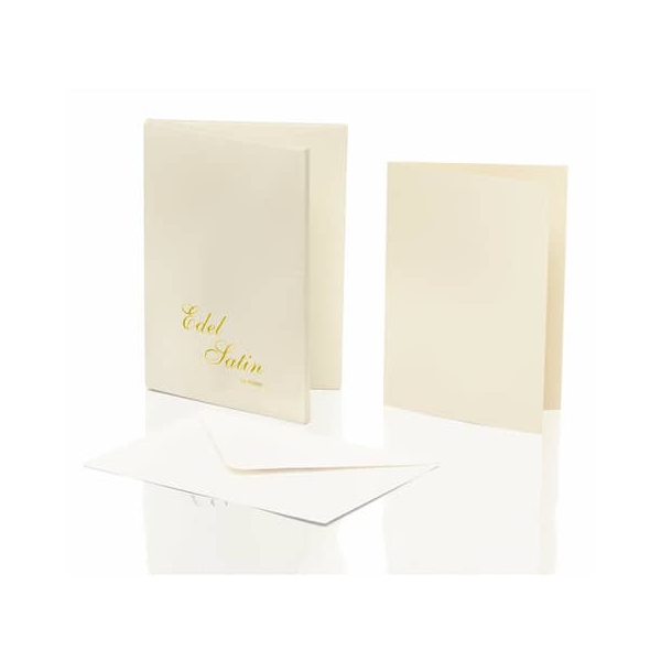 10 Stück Rössler Blanko-Grußkarten 2234838004 ivory 4014969506622 Rössler