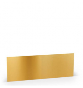 Blanko-Grußkarten 16407675 B6 doppelt lang 280g planliegend gold