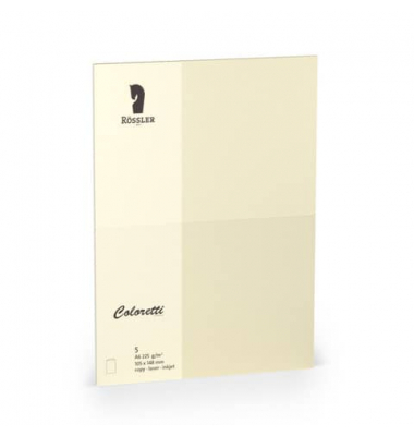 Blanko-Grußkarten 220770512 A5 105mm x 148mm (BxH) 225g planliegend creme