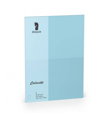 Blanko-Grußkarten 220770517 A5 105mm x 148mm (BxH) 225g planliegend himmelblau