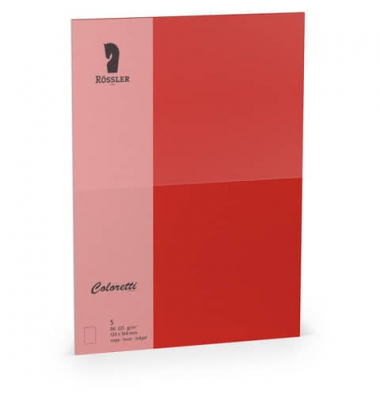 Blanko-Gru&szlig;karten 220772526 B6 24cm x 169mm (BxH) 225g planliegend klatschmohn
