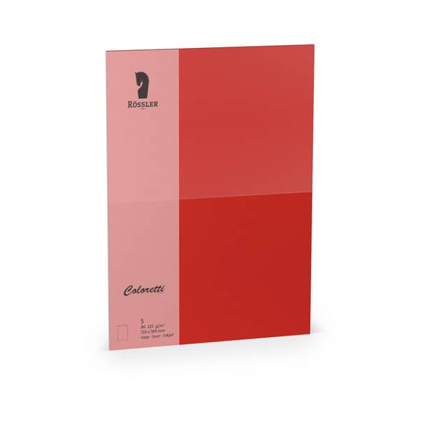 10 Stück Rössler Blanko-Grußkarten 220772526 B6 24cm x 169mm (BxH) 225g planliegend klatschmohn 4014969518557 Rössler 5 Stück