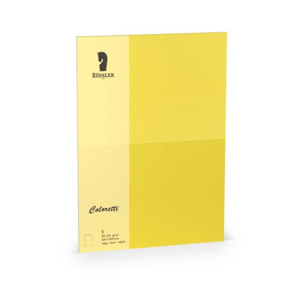 10 Stück Rössler Blanko-Grußkarten 220772543 B6 24cm x 169mm (BxH) 225g planliegend gold 4014969518564 Rössler 5 Stück