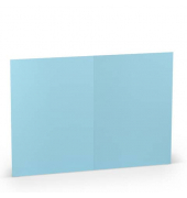 Blanko-Gru&szlig;karten 220772517 B6 24cm x 169mm (BxH) 225g planliegend himmelblau