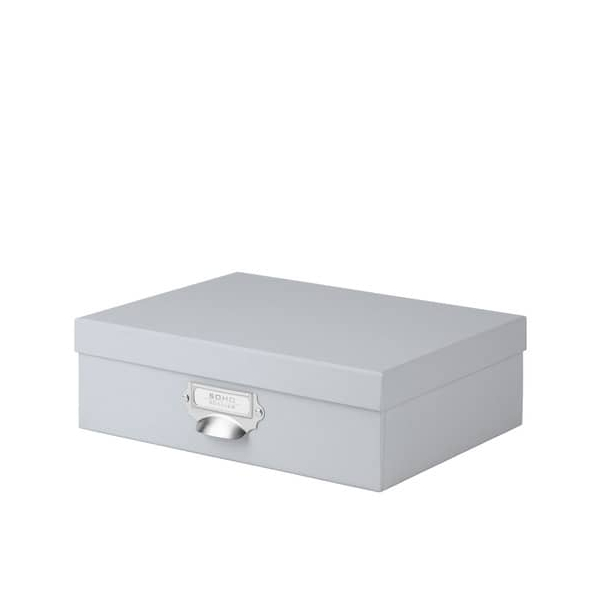 2 Stück Rössler Aufbewahrungsbox 1343452170, Deckel, Karton stone 4014969537749 Rössler