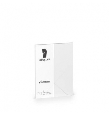Designbriefumschlag 220707509, C7, nassklebend, 80g, wei&szlig;