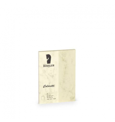 Blanko-Grußkarten 220709506 A7 74mm/148mm x 105mm (BxH) 220g chamois marmora