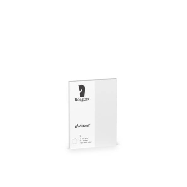 10 Stück Rössler Blanko-Grußkarten 220709509 A7 74mm/148mm x 105mm (BxH) 225g weiß 4014969573716 Rössler 5 Stück