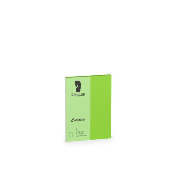 10 Stück Rössler Blanko-Grußkarten 220709522 A7 74mm/148mm x 105mm (BxH) 225g hellgrün 4014969573761 Rössler 5 Stück