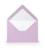Designbriefumschlag Paperado 1103005045, C6, nassklebend, 100g, orchidee