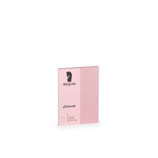 10 Stück Rössler Blanko-Grußkarten 220709523 A7 74mm/148mm x 105mm (BxH) 225g rosa 4014969581063 Rössler 5 Stück