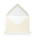 Designbriefumschlag Paperado 1103005012, C6, nassklebend, 100g, ivory