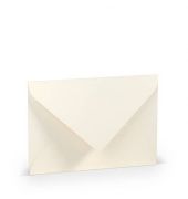 Designbriefumschlag Paperado 1103020012, B6, nassklebend, 100g, ivory