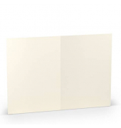 Blanko-Grußkarten 1103072012 DIN B6  Hoch doppelt 220g planliegend ivory