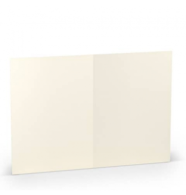 Blanko-Grußkarten 1103072012 DIN B6  Hoch doppelt 220g planliegend ivory