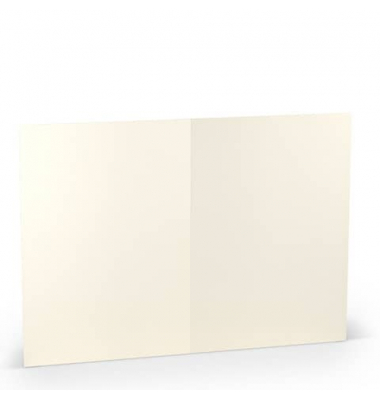 Blanko-Grußkarten 1103071012 A5 220g planliegend ivory