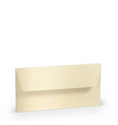 Designbriefumschlag Paperado 1103002303, Din Lang, nassklebend, 120g, candle light