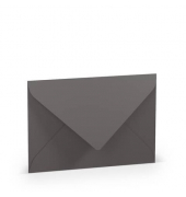 Designbriefumschlag Paperado 164020176, B6, nassklebend, 100g, schiefer gerippt