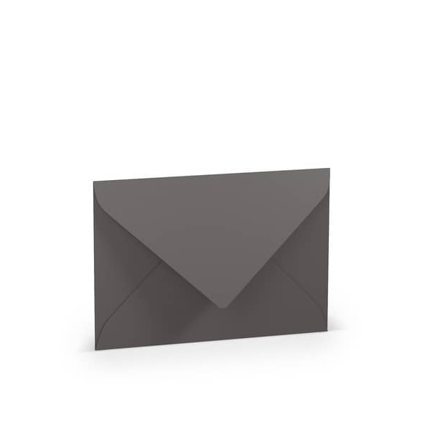 50 Stück Rössler Designbriefumschlag Paperado 164020176, B6, nassklebend, 100g, schiefer gerippt 4014969585801 Rössler