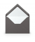 Designbriefumschlag Paperado 164020176, B6, nassklebend, 100g, schiefer gerippt