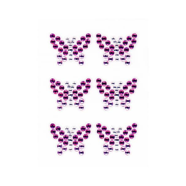 6 Stück Rössler Sticker Rhinestone 4014969595275 Rössler 6 Stück